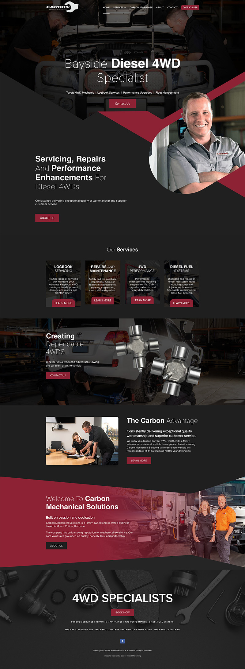 Mechanic Website Design